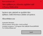 Chyba při spuštění eFotoknihaAlbumMakeru